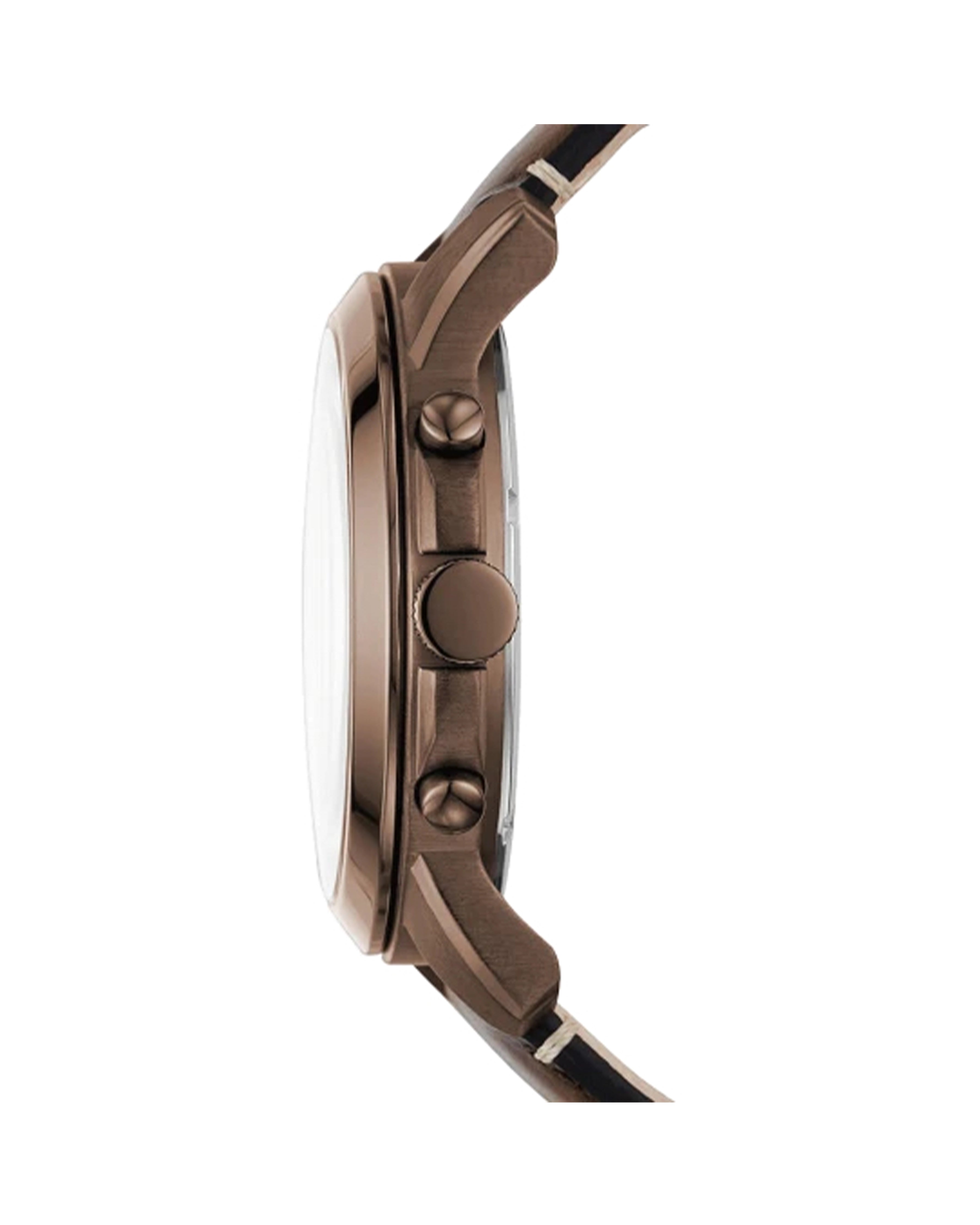 Fossil Brown Leather Strap Men's Watch - FS5344